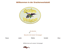 Tablet Screenshot of drachen-werkstatt.de